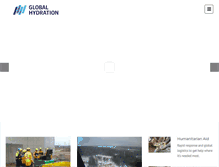 Tablet Screenshot of globalhydration.com